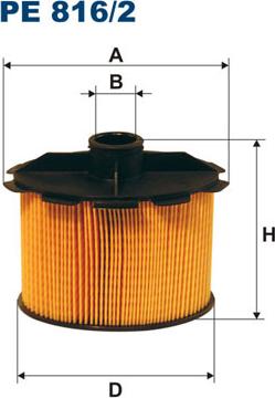 Filtron PE816/2 - Топливный фильтр unicars.by