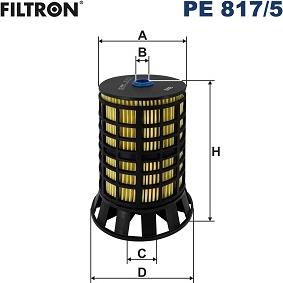 Filtron PE 817/5 - Топливный фильтр unicars.by