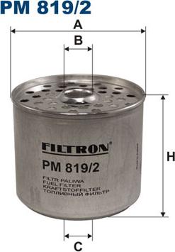 Filtron PM819/2 - Топливный фильтр unicars.by