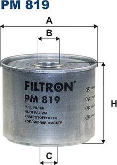 Filtron PM819 - Топливный фильтр unicars.by