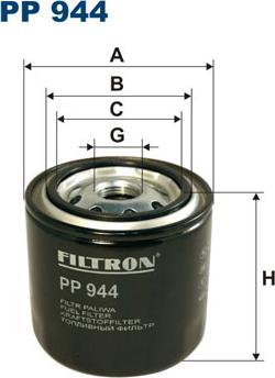 Filtron PP944 - Топливный фильтр unicars.by