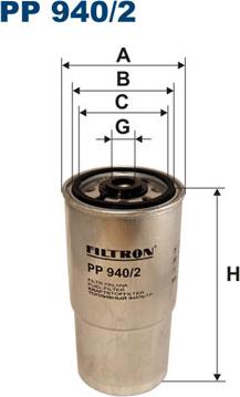 Filtron PP940/2 - Топливный фильтр unicars.by