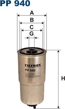 Filtron PP940 - Топливный фильтр unicars.by