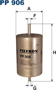 Filtron PP906 - Топливный фильтр unicars.by