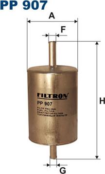 Filtron PP907 - Топливный фильтр unicars.by