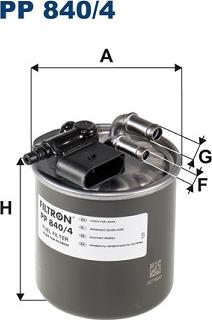 Filtron PP840/4 - Топливный фильтр unicars.by