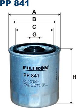 Filtron PP841 - Топливный фильтр unicars.by