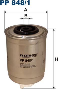 Filtron PP848/1 - Топливный фильтр unicars.by