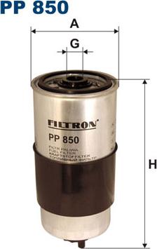 Filtron PP850 - Топливный фильтр unicars.by