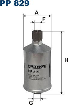 Filtron PP829 - Топливный фильтр unicars.by