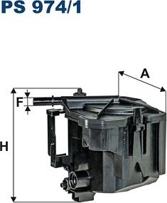 Filtron PS974/1 - Топливный фильтр unicars.by