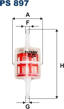 Filtron PS897 - Топливный фильтр unicars.by