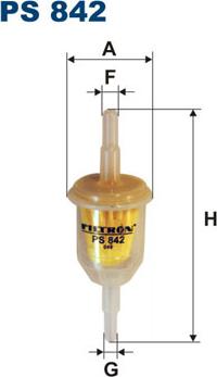 Filtron PS842 - Топливный фильтр unicars.by