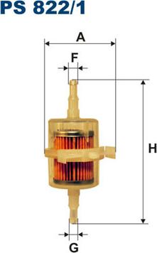 Filtron PS822/1 - Топливный фильтр unicars.by