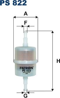 Filtron PS822 - Топливный фильтр unicars.by