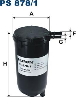 Filtron PS878/1 - Топливный фильтр unicars.by