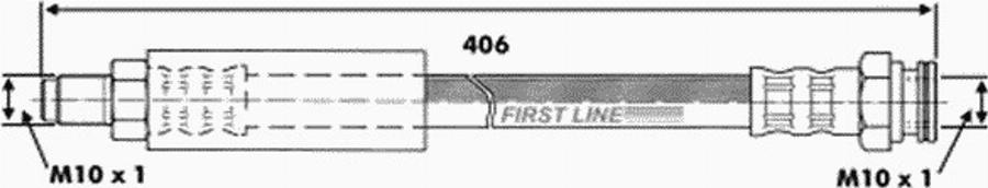 First Line FBH 6225 - Тормозной шланг unicars.by