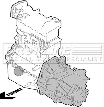 First Line FEM4007 - Подушка, опора, подвеска двигателя unicars.by