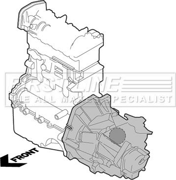 First Line FEM3242 - Подушка, опора, подвеска двигателя unicars.by