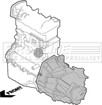 First Line FEM3731 - Подушка, опора, подвеска двигателя unicars.by