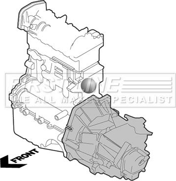 First Line FEM4185 - Подушка, опора, подвеска двигателя unicars.by