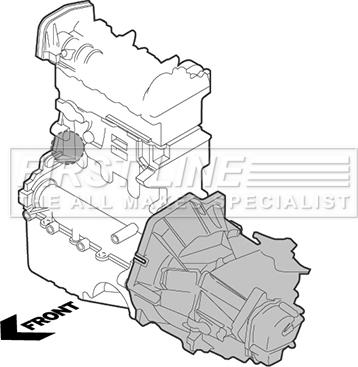 First Line FEM3729 - Подушка, опора, подвеска двигателя unicars.by