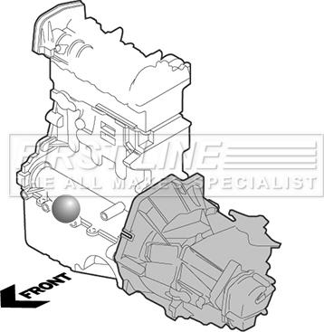 First Line FEM3728 - Подушка, опора, подвеска двигателя unicars.by