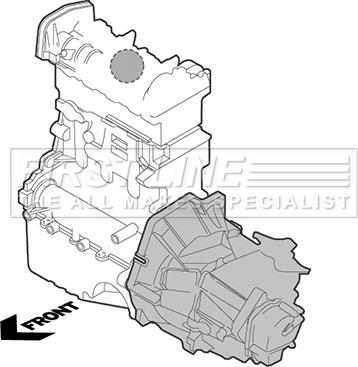 First Line FEM3846 - Подушка, опора, подвеска двигателя unicars.by