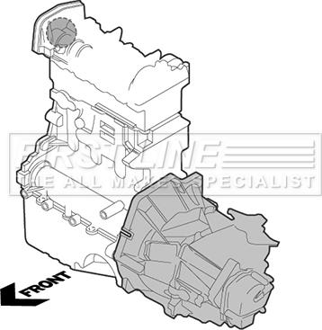 First Line FEM3686 - Подушка, опора, подвеска двигателя unicars.by