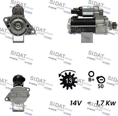 Fispa S12BH0450A2 - Стартер unicars.by