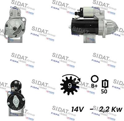 Fispa S12BH0483A2 - Стартер unicars.by