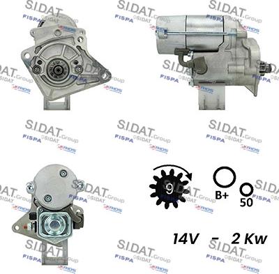 Fispa S12DE0406A2 - Стартер unicars.by