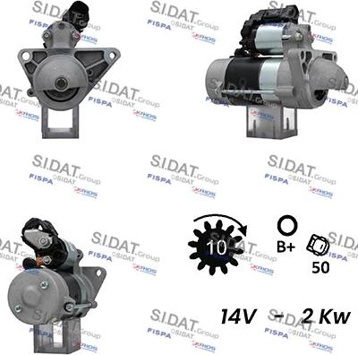 Fispa S12DE0590A2 - Стартер unicars.by