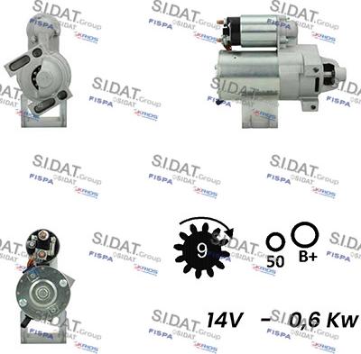 Fispa S12DR0375A2 - Стартер unicars.by