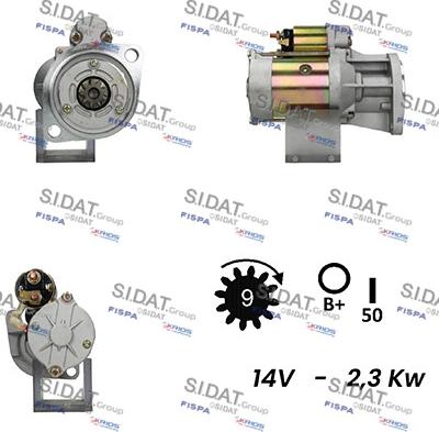 Fispa S12HT0539A2 - Стартер unicars.by