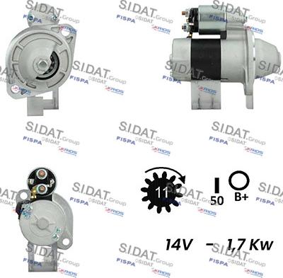 Fispa S12HT0105A2 - Стартер unicars.by