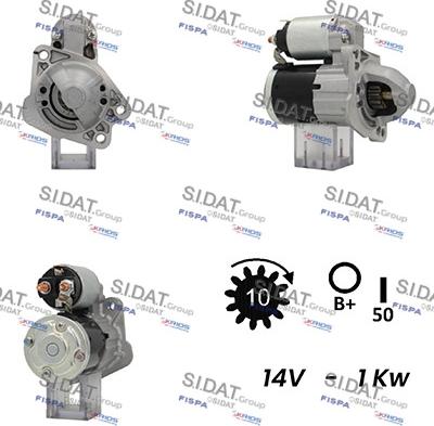 Fispa S12MH0408 - Стартер unicars.by