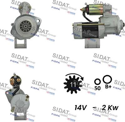 Fispa S12MH0410A2 - Стартер unicars.by