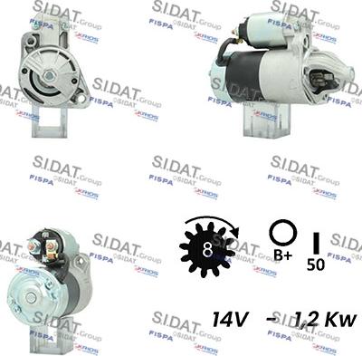 Fispa S12MH0553A2 - Стартер unicars.by