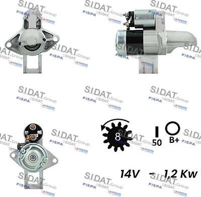 Fispa S12MH0219A2 - Стартер unicars.by