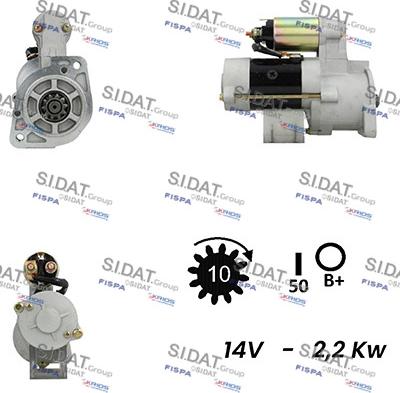 Fispa S12MH0211A2 - Стартер unicars.by