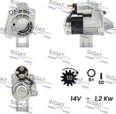 Fispa S12MH0752 - Стартер unicars.by