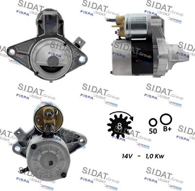 Fispa S12VA0011 - Стартер unicars.by