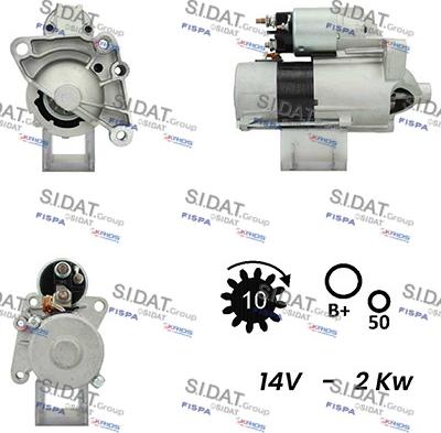 Fispa S12VA0031 - Стартер unicars.by