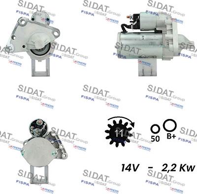 Fispa S12VA0153A2 - Стартер unicars.by