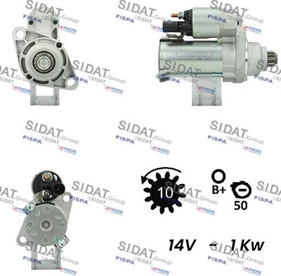 Fispa S12VA0247A2 - Стартер unicars.by