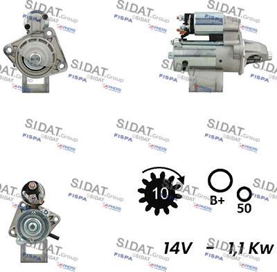 Fispa S12VS0022A2 - Стартер unicars.by