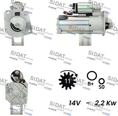 Fispa S12VS0160A2 - Стартер unicars.by