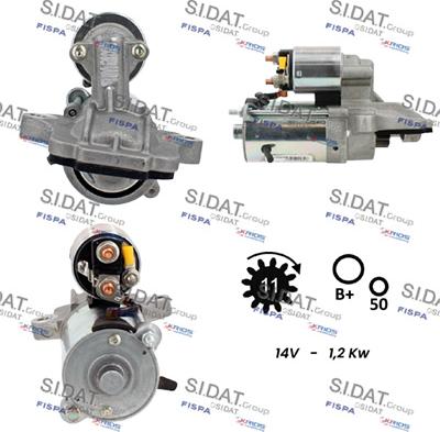 Fispa S12VS0803A2 - Стартер unicars.by