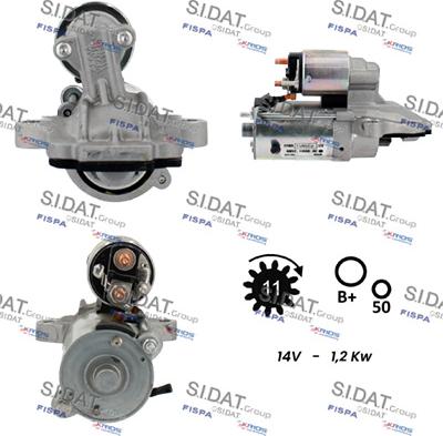 Fispa S12VS0803 - Стартер unicars.by